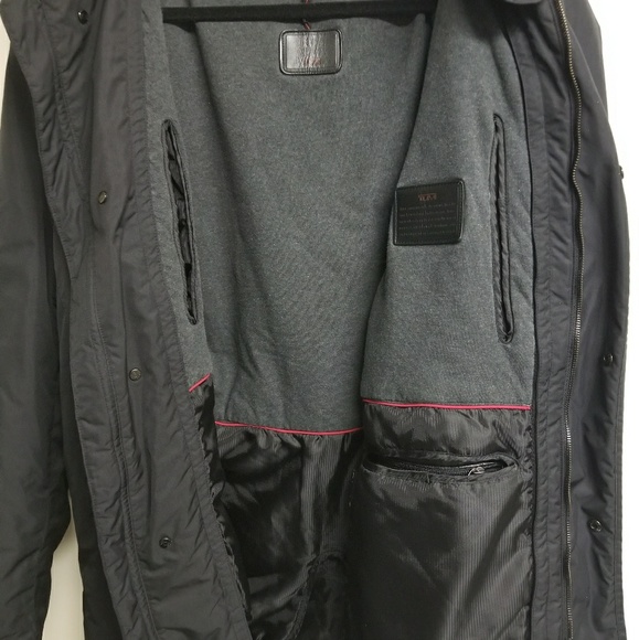 Men’s Tumi Black Commuter Jacket Water resistant! - Picture 4 of 5